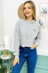 138891 138891-kapsonlu Crop Sweatshırt